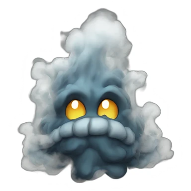 smoke monster sticker
