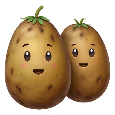two potatoes sticker