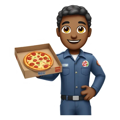 Pizza man  sticker