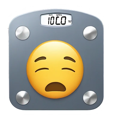 body weight scale sticker