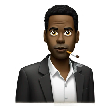 Chris rock smoking  sticker