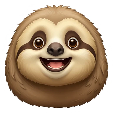 Perezoso que se esté riendo sticker