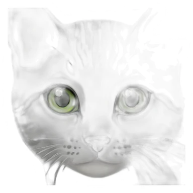 Egyptian Mau cat with green eyes sticker