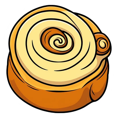 Rollo de canela  sticker