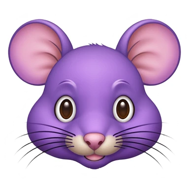 purple rat sticker