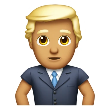 Donald Trump wearing a dress sticker