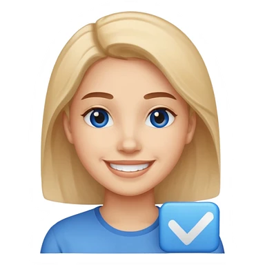 Mavi tik tiktok sticker