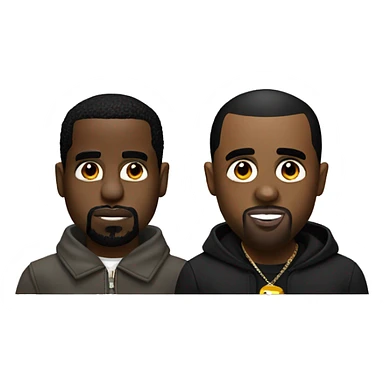 P diddy with Kanye west sticker