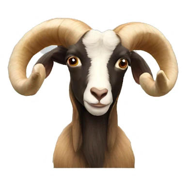 mushroom-goat sticker