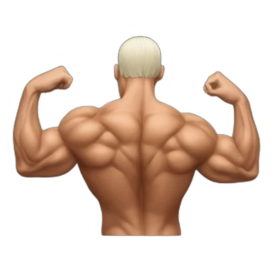 Back muscle sticker