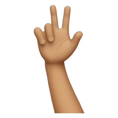 Hello Hand scout sticker