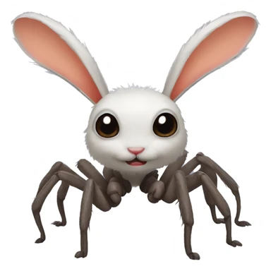 Bunny spider hybrid sticker