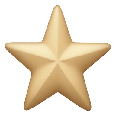 beige star sticker