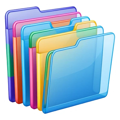 overlapping index dividers in a tier sticker