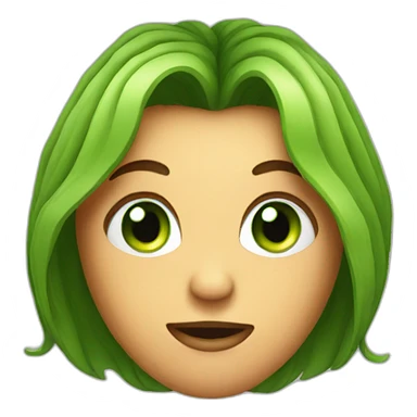 Pumpkin Green eyes sticker