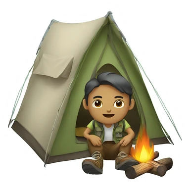 Camping sticker