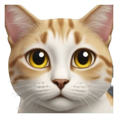 this face >:3 on a cat sticker