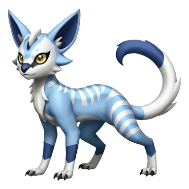 Genet-Absol-Zeraora-Primagen-fusion-creature  sticker