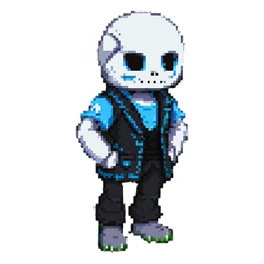 Sans character classic pose sticker