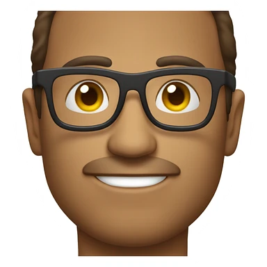 Chico con lentes  sticker