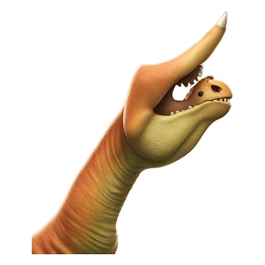 dinosaur with middle finger sticker