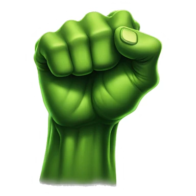 Hulk fist sticker