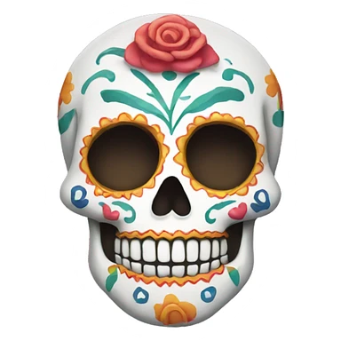 Sugar skull sticker