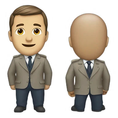 Macron que tortue sticker