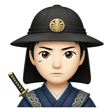samurai only hat sticker