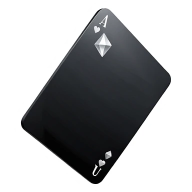 3d diamond shape matte black. diamond shape like on a playing card sticker