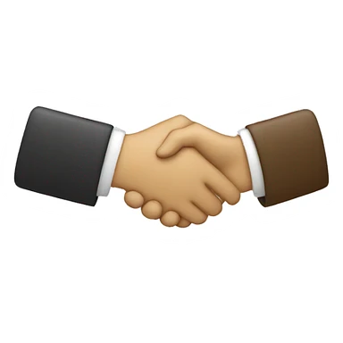 italian handshake sticker