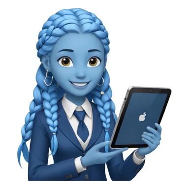 Avatar woman for audit and explanations sticker