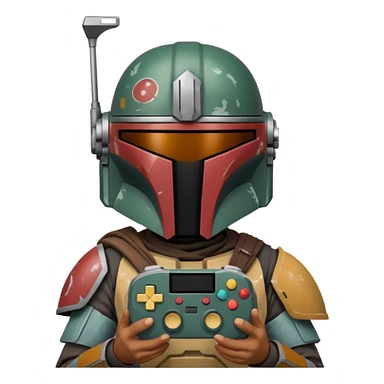 mando gamer sticker