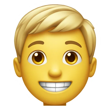 happy smiley boy portrait sticker