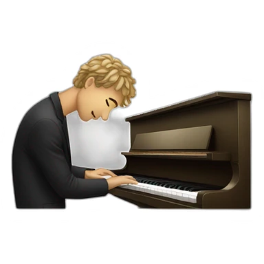 Gordo pianista sticker
