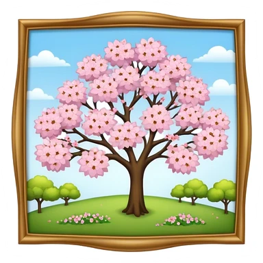 Blossom trees sticker