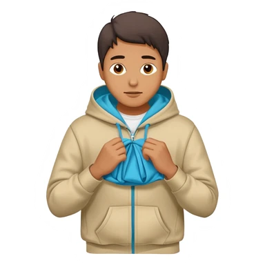 Man fenti folding sticker