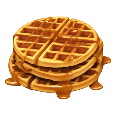 Caramel waffles sticker