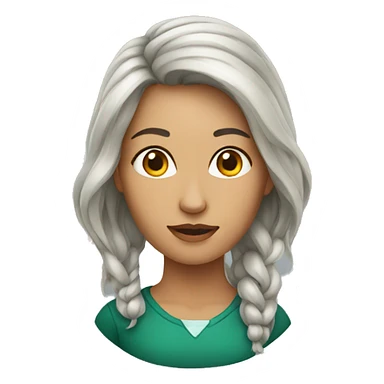 Biology women sticker