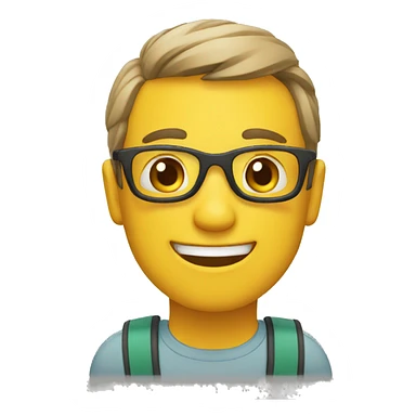 Happy traveler sticker