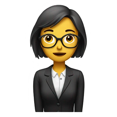 Sad female teacher with piano sticker