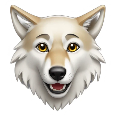 Jordanian wolf sticker