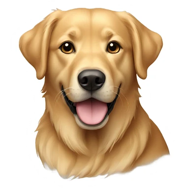 Create a golden retriever/lab mix sticker