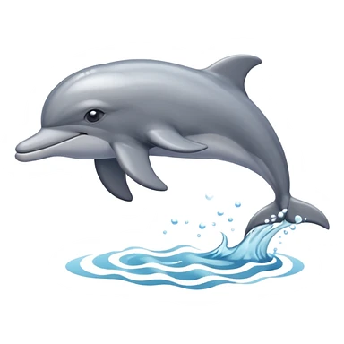with dolphin please sticker