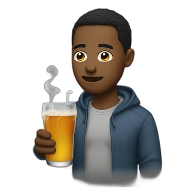 Drinking chilling sticker