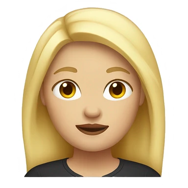 Blonde fat girl  sticker