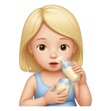 Lactancia materna bebé sticker