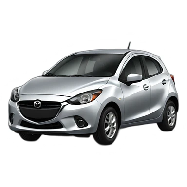 Mazda 2 gray sticker