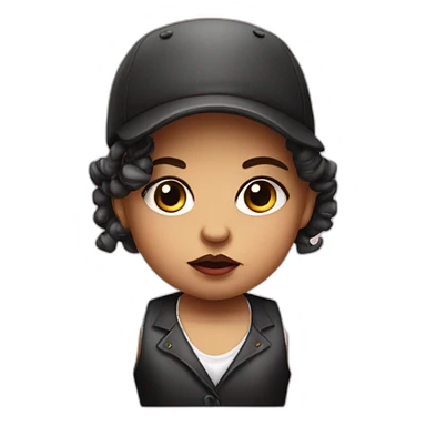 tough Italian mobster baby girl sticker