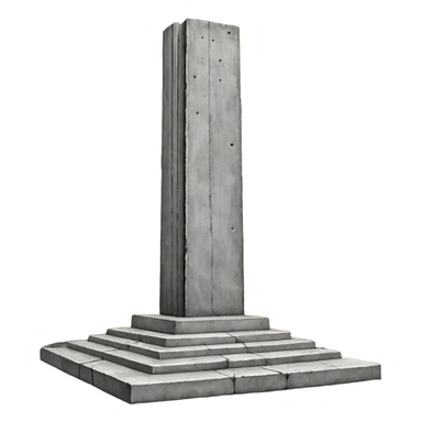 Anselm Kiefer concrete monument sticker